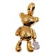 thumbnail image 1 of Colgante Osito Movimiento, Plata 925, Oro 18k, Pavé Blanco Dorado, 1 of 8