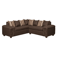 Ruzam Mobel - Seccional 5 Cuerpos Milano Café Lino