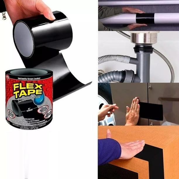 Cinta Adhesiva Flex Tape Impermeable 1.5m Pegamento Cinta | Lider