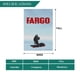 thumbnail image 3 of Fargo-bandera de jardín temática. Regalo perfecto para fans, amigos y familiares, ideal para actividades al aire libre y decoración de fiestas.28CM*45CM, 3 of 5