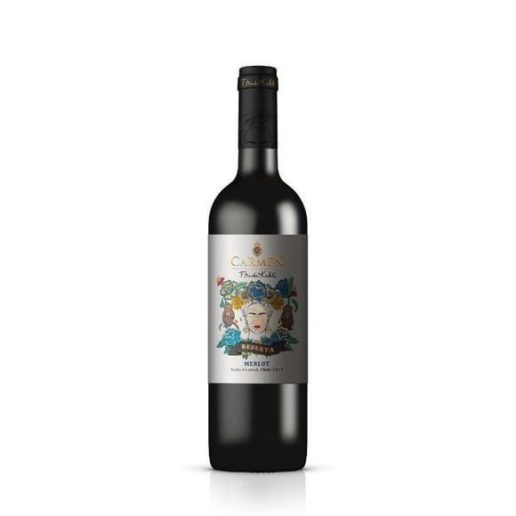 Vino Tinto Frida Kahlo Merlot Reserva 12.7° Botella, 750 ml