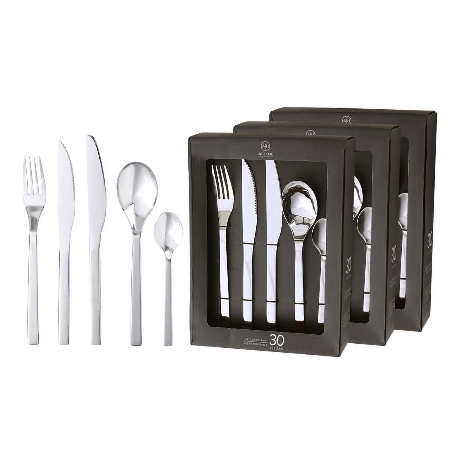 Arthome - Set Cuchilleria 90 Piezas Acero Inoxidable Cuc14