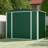 Recilock - Bodega Exterior Doble Techo 240X180 - Linea Green Ds-03