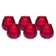 thumbnail image 1 of Juego de Velas Sterno de Cera Euro-Venetiana con Soporte de Vidrio Colorido, 1 of 2