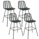 thumbnail image 1 of Pack 4 Taburete Piso Grecia Alto 75 cm | Rattan color Negro, 1 of 6