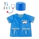 thumbnail image 1 of Conjunto De Disfraces De Rol Disfraz De Médico Para Niños Azul Niños, 1 of 7