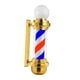 thumbnail image 5 of Luz de poste de barbero clásica, poste de barbería Led, Retro, montaje en pared, impermeable, accesorio de iluminación giratorio para barbería para ex Con la bola, 5 of 5
