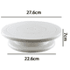 thumbnail image 2 of Plato giratorio para tartas con espátula alisadora, recta y desplazada y nivelador para tartas., 2 of 5