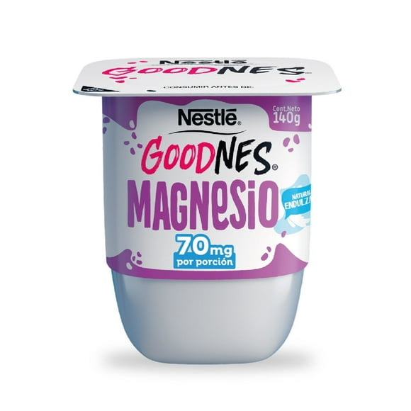 Yoghurt Batido Goodnes Magnesio Natural, 140 g