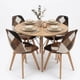 thumbnail image 4 of Comedor Redonda Shanna 100cm + 4 Silla Patchwork Da Vinci Café, 4 of 4