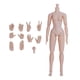 thumbnail image 3 of Juguetes De Cuerpo Musculoso De 12 Pulgadas, Coleccionables En Miniatura, Hombro Estrecho Desmontable, Hembra, Blanco, 3 of 5