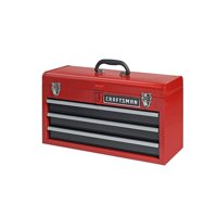 Baúl Portátil Toolbox Craftsman De Metal Con 3 Cajones, Color Rojo