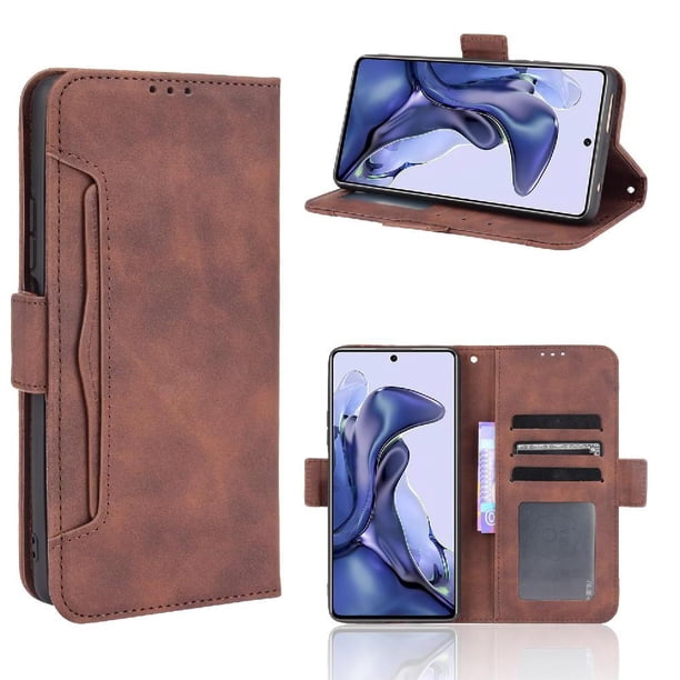 Funda Cartera Magnética para Xiaomi MI 11T/11T PRO- Tarjetero Desmontable, Cuero PU, Soporte