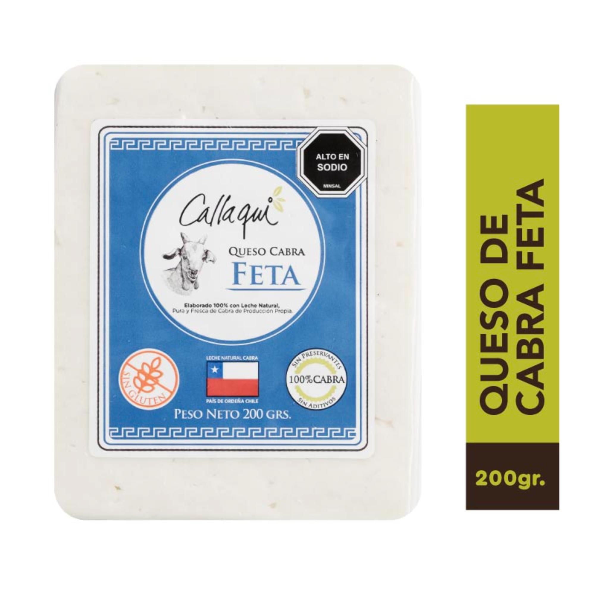 Queso Cabra Feta Trozo 200 g Callaqui