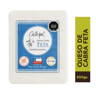 Queso Cabra Feta Trozo 200 G Callaqui