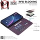 thumbnail image 4 of Funda Billetera para Motorola Moto G55 5G Protección RFID y Soporte Ajustable Morado, 4 of 6