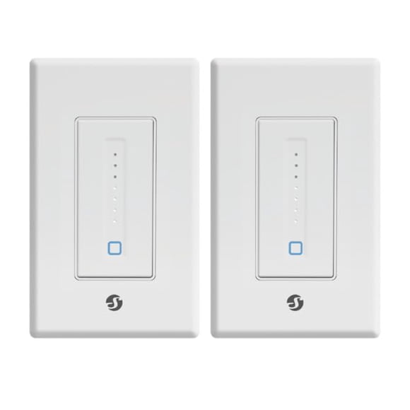 Shelly Plus Wall Dimmer WiFi Interruptor Inteligente de Pared 2 Unidades