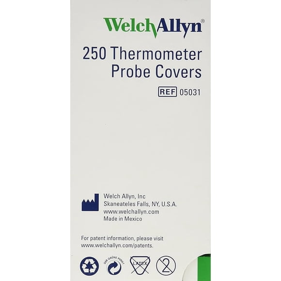 Cubiertas de sonda Welch Allyn SureTemp Plus 690 y 692 250 por caja
