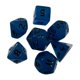thumbnail image 5 of 7 Uds Dados Poliédricos Brillantes D4 d20 Dados De Varios Lados Para Juego De Rol Azul, 5 of 5