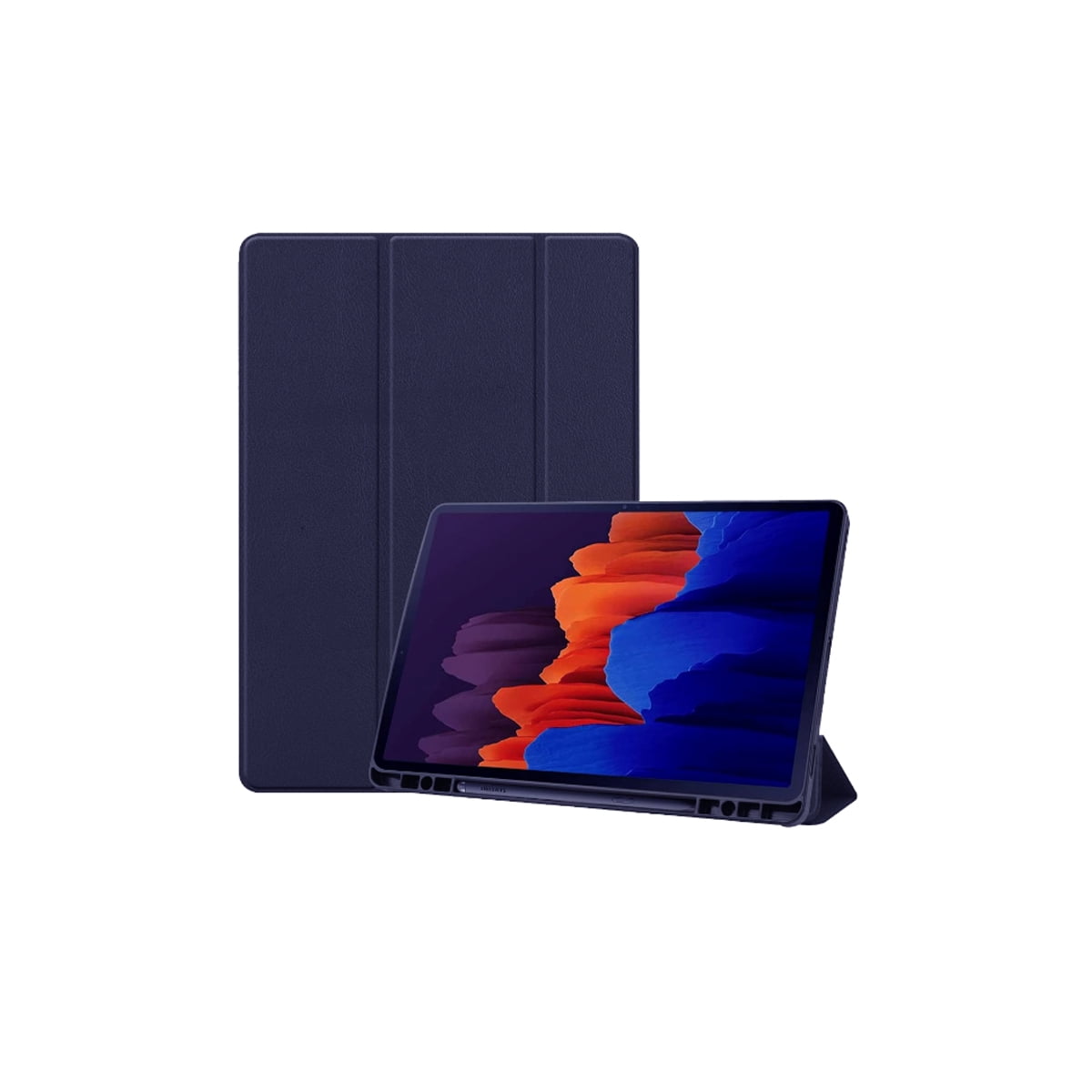 Joigo - Funda Smart Cover Para Tab Samsung S10 Fe 10.9 Azul Oscuro