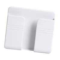 Bothyi - Soporte Para Teléfono Fácil De Usar, Soporte Sólido De Gran Capacidad Para El Baño Del Hogar, Color Blanco