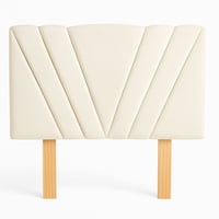 Ethan Desing - Respaldo 2 Plazas Tubular En V Crudo