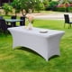 thumbnail image 3 of Funda Mesa Plegable Blanca 183x76x76cm Poliester, 3 of 4