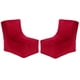 thumbnail image 1 of Set Pouf Tatto 1c Felpa Rojo, 1 of 4