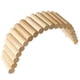 thumbnail image 2 of Hamster Wood Bridge Ladder Climb Budgie Parakeet Budgie Parrot Juguete 7.5x30cm, 2 of 3