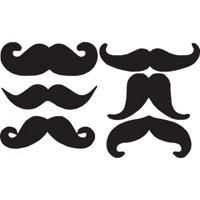 Rienda Libre Graphics - Decomural Moustache Movember Set Ws-33380