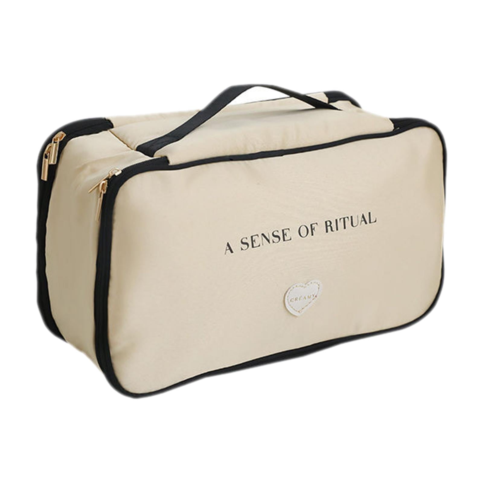Bothyi - Estuche Organizador De Ropa Interior De Viaje Para Hombres Y Mujeres Artículos De Tocador Artículos Esenciales De Viaje Beige