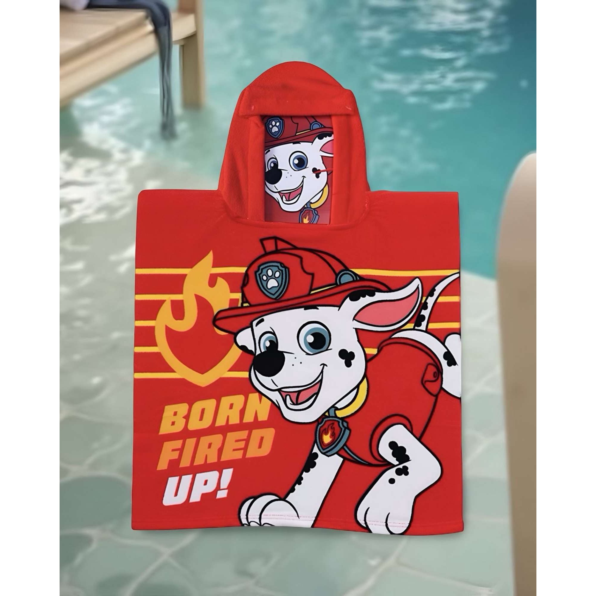 Mashini - Toalla Capucha Playa O Piscina Niño Niña Pow Patrol
