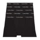thumbnail image 1 of Calzoncillo Calvin Klein de algodón elástico para hombre, paquete de 5 unidades, color negro, 1 of 6