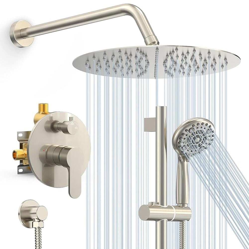 Sr Sun Rise - Sistema De Ducha Ducha Tipo Lluvia De 30 Cm Con Ducha De Mano