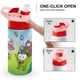 thumbnail image 4 of Om NomBotella de Agua con Tapa Pop Top de Un Toque, Acero Inoxidable, a Prueba de Fugas, para Deportes, Botella Infantil rosa 12 oz, 4 of 6