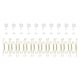 thumbnail image 1 of Uxcell 10Pcs Colgador de Platos, 4 pulgadas Colgadores de Platos Invisibles de Pared de Latón, Oro, 1 of 6