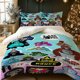 thumbnail image 1 of 3pcs Gorillas-themed Digital Print Bedding Set | Polyester Anti-Pilling, 1 of 1