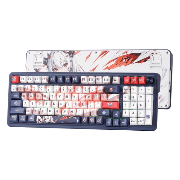 Teclado Mecánico inalámbrico Redragon Eisa K686AK-RGB-PRO, Sw Custom HI-FI, Color Negro (US)