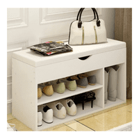 Genérico - Zapatero Organizador De Zapatos Banca Probador Beige