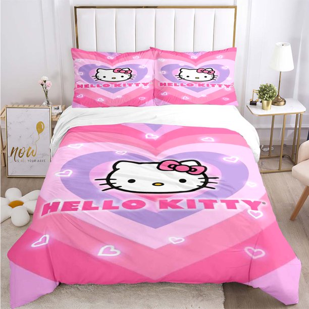 x2083 Bed SheetsCartoon Pattern Quilt Cover Pillowcase Two or Three Piece Multi Size Duvet Cover Bedding Sets Christmas Gift 3-Piece Bedding Set (1 Duvet Cover + 2 Pillow Shams) nj2083