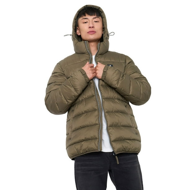 Parka Hombre Lisa Verde Corona