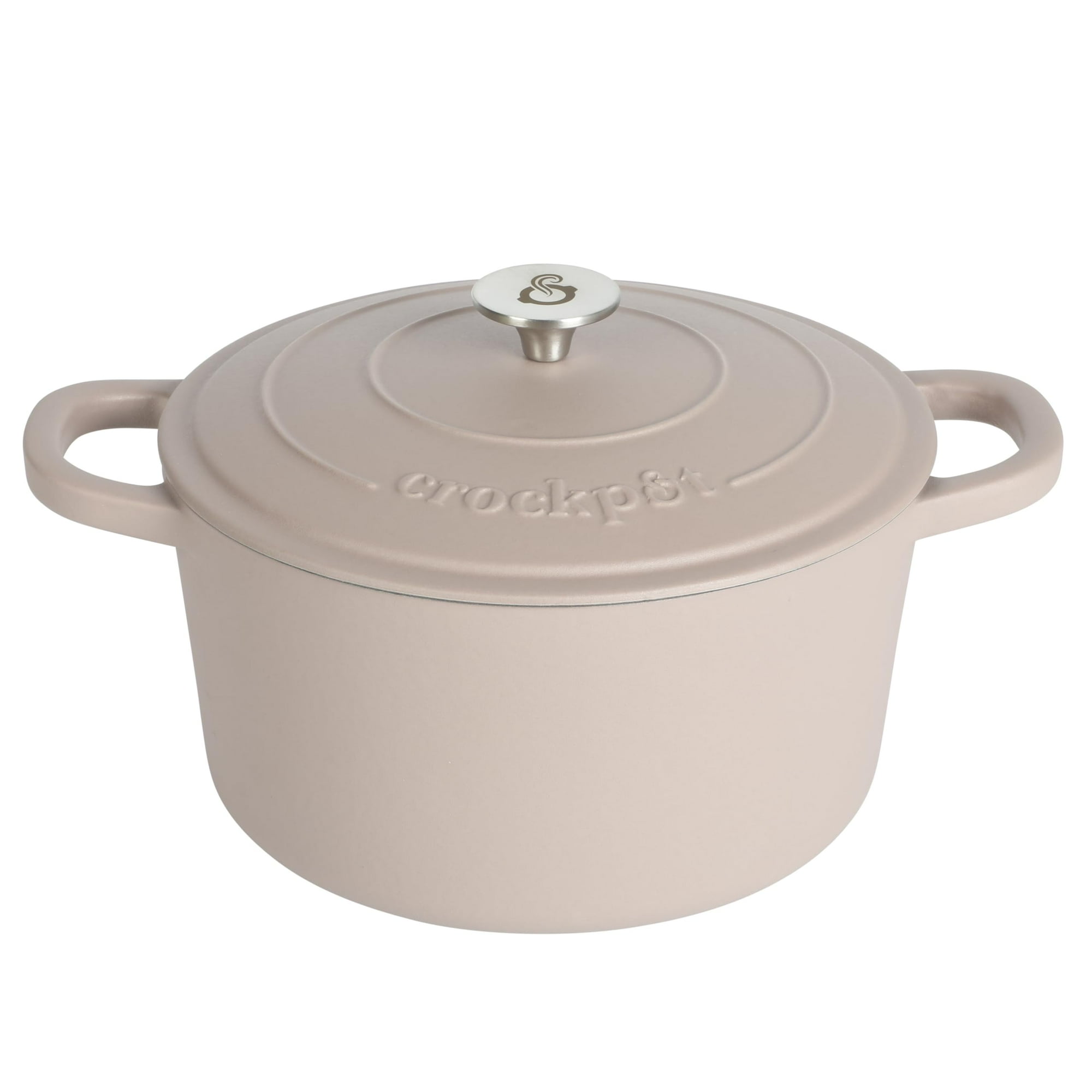 Crock Pot - Dutch Oven Crock-pot Artisan, Hierro Fundido Esmaltado, 5 Litros, Color Rosa