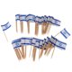thumbnail image 3 of Bandera de 100 piezas decorativas palillos de dientes fiesta comida decoraciones Israel, 3 of 5
