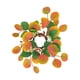 thumbnail image 1 of Decoración De Anillo De Vela De Hoja De Eucalipto Simulada Para Fiestas De Cumpleaños Resistente Naranja, 1 of 5