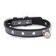 thumbnail image 1 of Xiao Hua Collar para Gato - Collar Reflectante para Mascota con Campana, Collar para Gato Ajustable de Cuero PU con Uñas Suaves, 1 Pieza, Negro, 1 of 4
