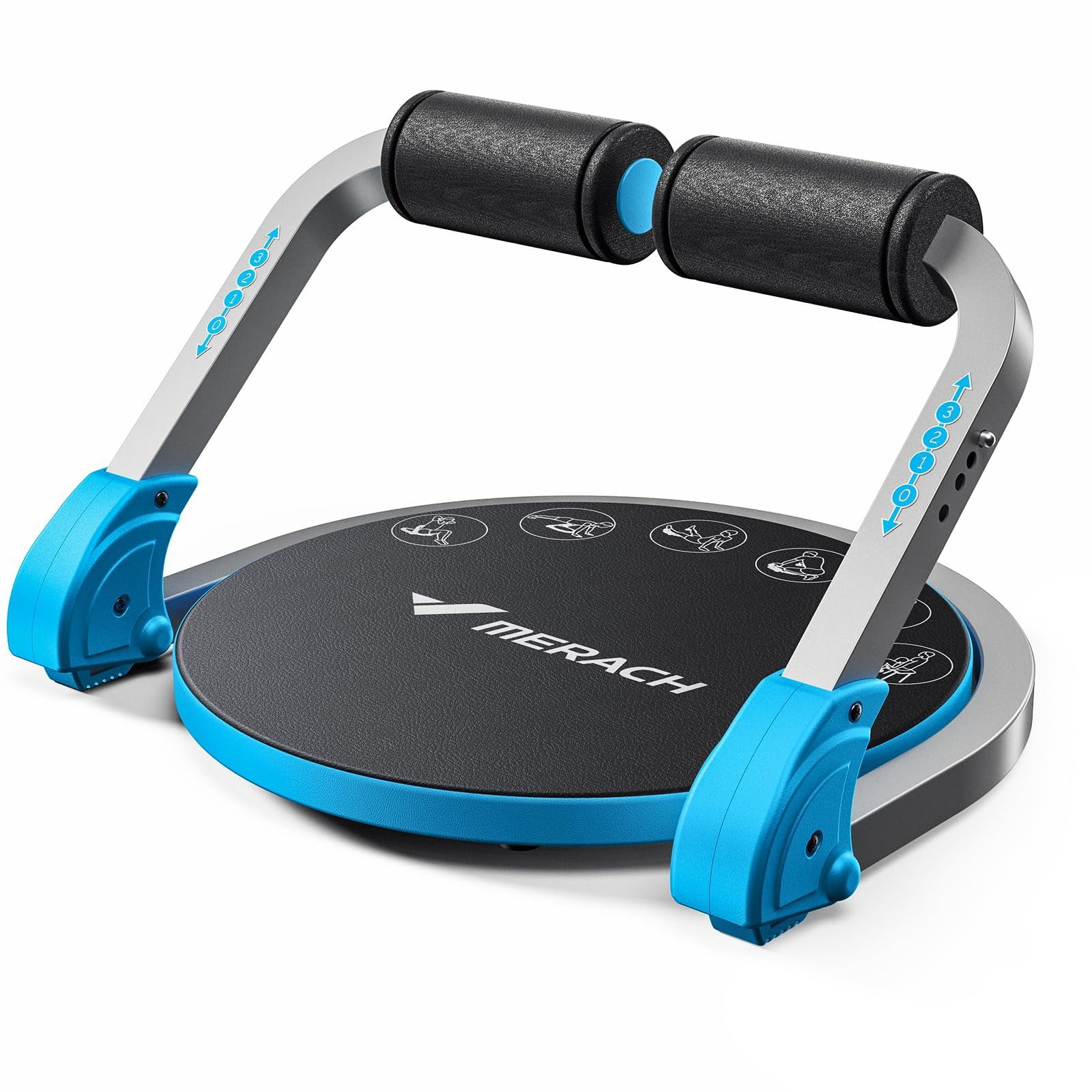 Entrenamiento Abdominal Ab Machine Merach Con Resistencia Ajustable