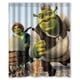thumbnail image 1 of Cortina de ducha Shrek Tercero, juego de cortinas de baño con ganchos, tamaño 60 x 72 pulgadas, 1 of 3