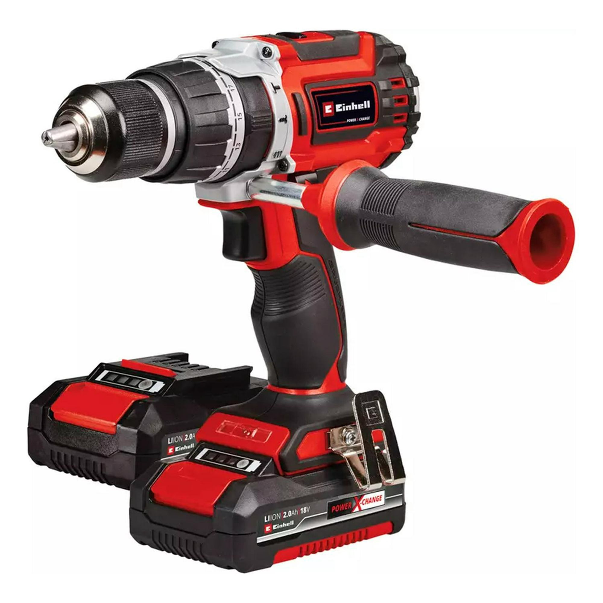 Taladro Impacto Inal. Einhell Tp-cd 18/60 Li Bl+39 Ac 2x2,0 Rojo