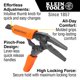 thumbnail image 3 of Juego de alicates con cierre Klein Tools 38665 de punta larga de 15, 18 y 25 cm, 3 of 9