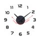 thumbnail image 3 of Reloj de Pared 3D DIY THIDARGO 48‑69 cm Negro con Números Árabes, 3 of 6